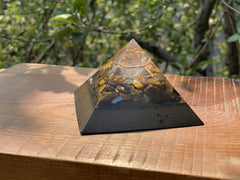 Medium Tiger's Eye Pyramid - OrAgonite