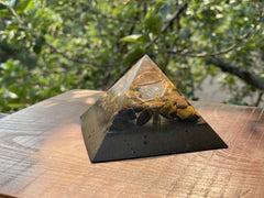 Medium Tiger's Eye Pyramid - OrAgonite