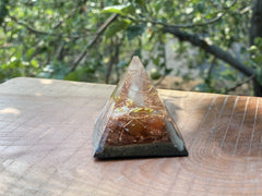 Small Carnelian Lemurian Pyramid - OrAgonite