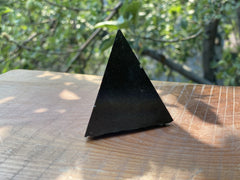 Small Solid Black Pyramid - OrAgonite